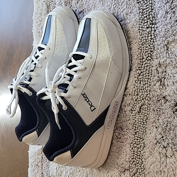 Dexter Shoes Dexter Mens Ricky Iv White Black Bowling Shows Size 9w Ee Poshmark